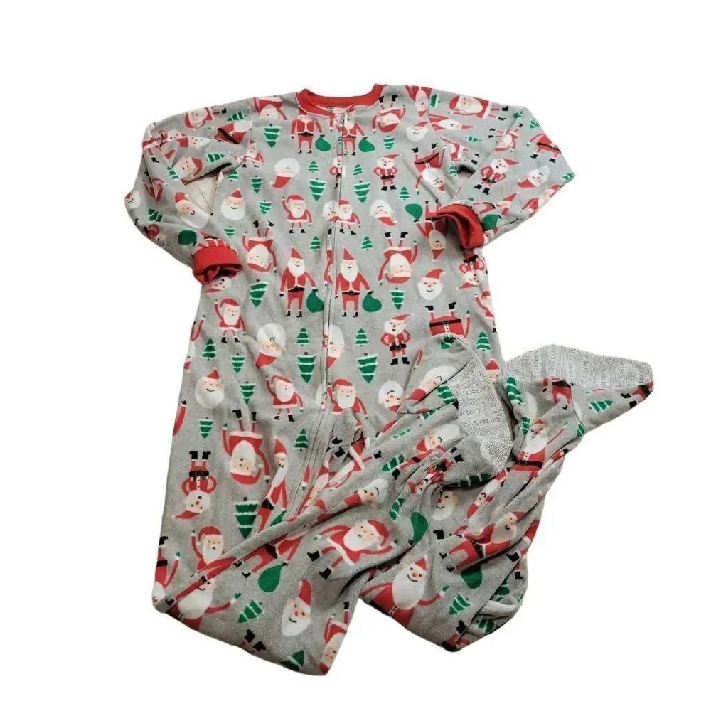 Carter's footed Santa pajamas 12